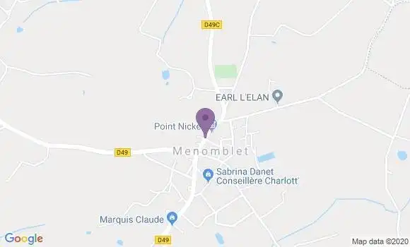 Localisation Menomblet Ap - 85700