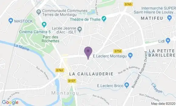 Localisation Montaigu - 85600