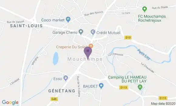 Localisation Mouchamps Bp - 85640