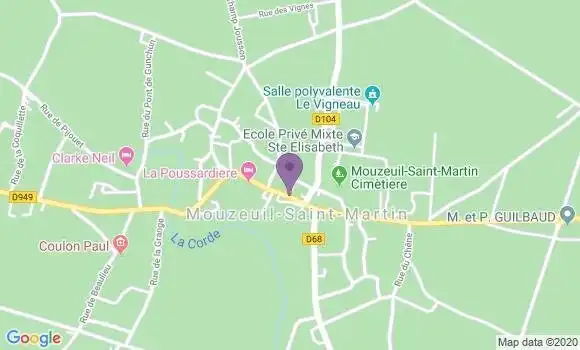 Localisation Mouzeuil Saint Martin Ap - 85370