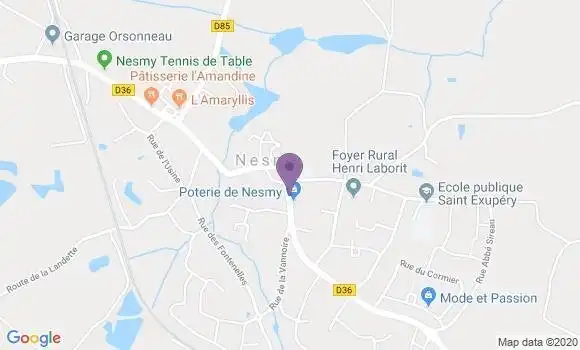 Localisation Nesmy Ap - 85310