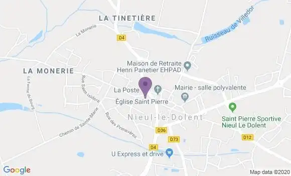 Localisation Nieul le Dolent Bp - 85430