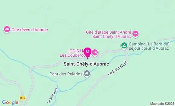 Localisation Saint Chely d