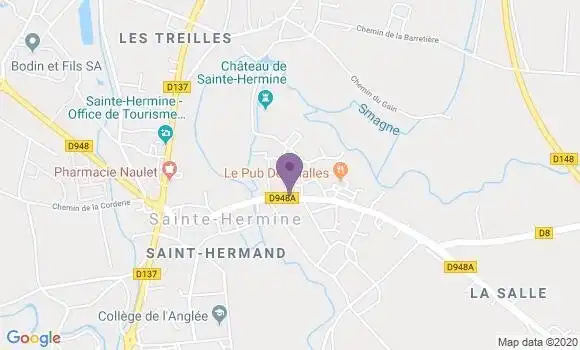 Localisation La Reorthe Ap - 85210