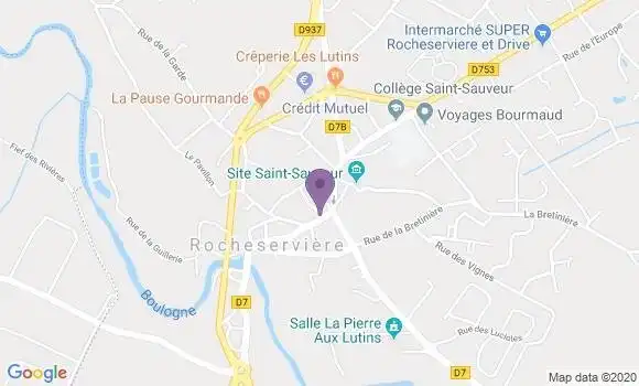 Localisation Rocheserviere Bp - 85620