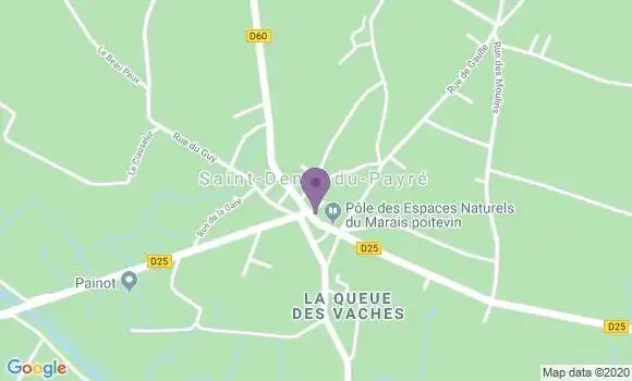 Localisation Saint Denis du Payre Ap - 85580
