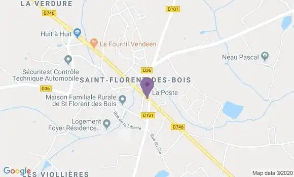 Localisation Saint Florent des Bois - 85310