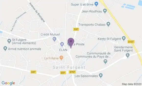 Localisation Saint Fulgent - 85250