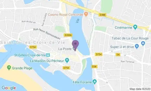 Localisation Saint Gilles Croix de Vie - 85800