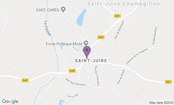 Localisation Saint Juire Champgillon Ap - 85210