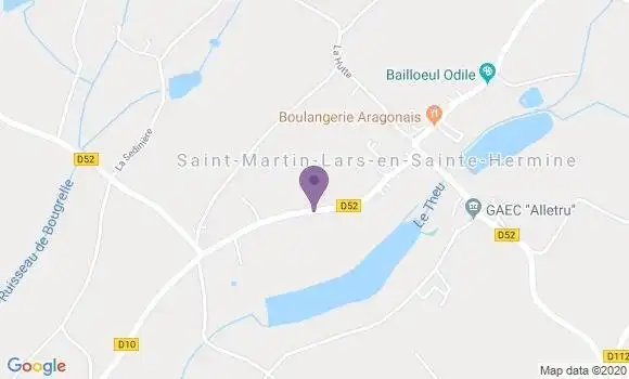 Localisation St Martin Lars En Ste Hermine Ap - 85210