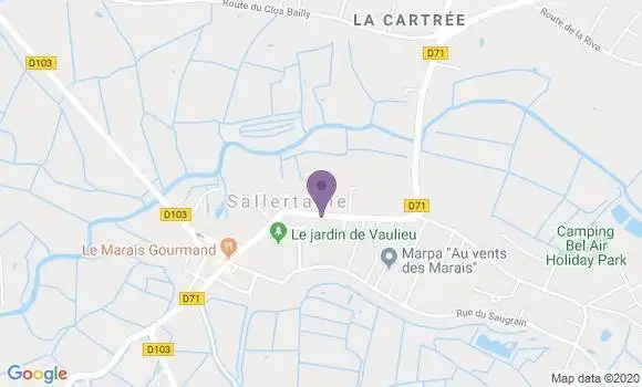 Localisation Sallertaine Ap - 85300