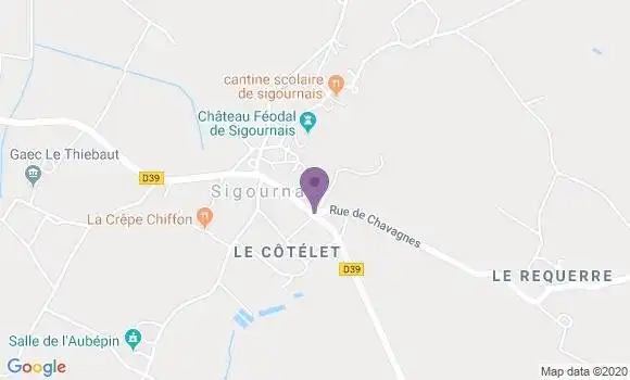 Localisation Sigournais Ap - 85110