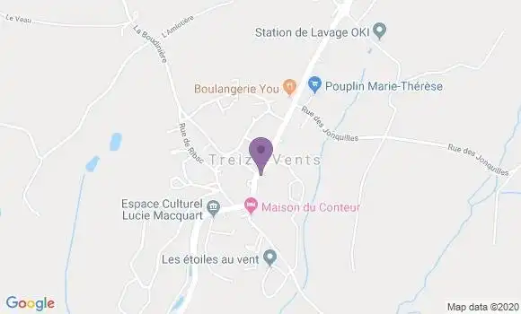 Localisation Treize Vents Ap - 85590