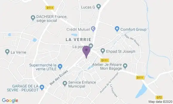 Localisation La Verrie Bp - 85130