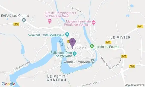 Localisation Vouvant Ap - 85120