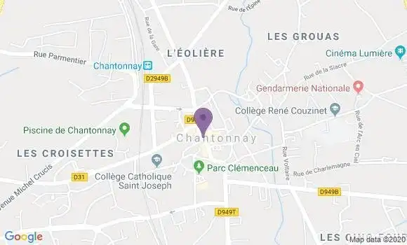 Localisation Chantonnay Puybelliard Ap - 85110