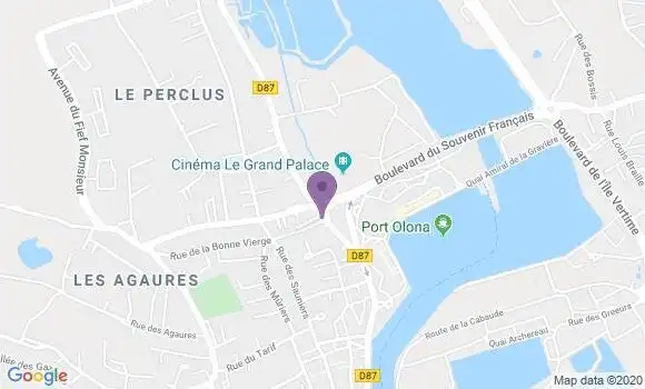 Localisation Les Sables d