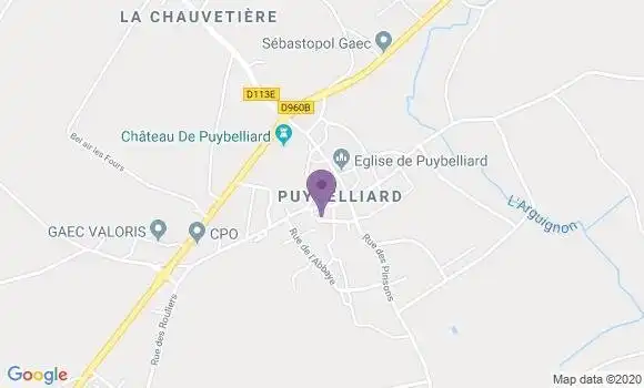 Localisation St Philbert du Pont Charrault Ap - 85110