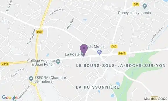 Localisation La Roche sur Yon le Bourg Bp - 85000
