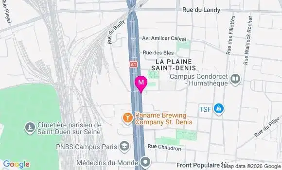 Localisation Saint Denis la Plaine - 93210