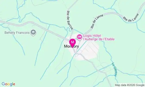 Localisation Montory - 64470