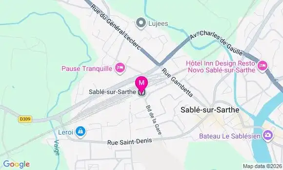 Localisation Sncf Relay - 72300