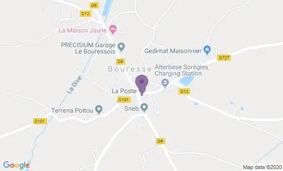 Localisation Bouresse Bp - 86410