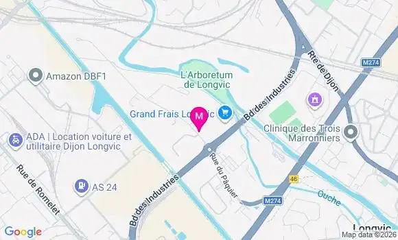 Localisation E.leclerc - 21600