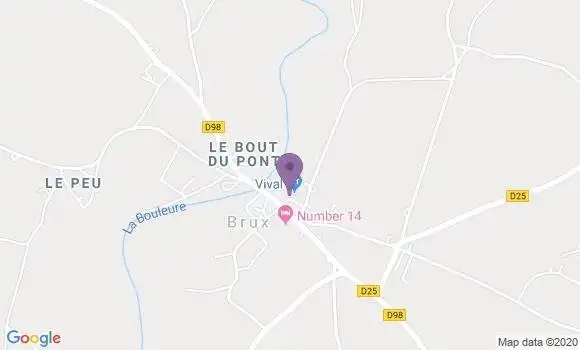 Localisation Brux Ap - 86510
