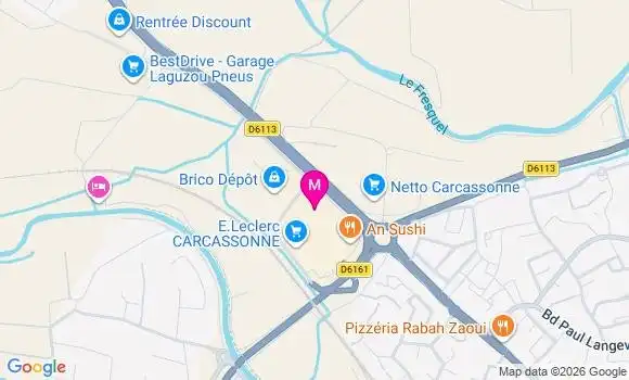 Localisation E.leclerc Colbert - 11000