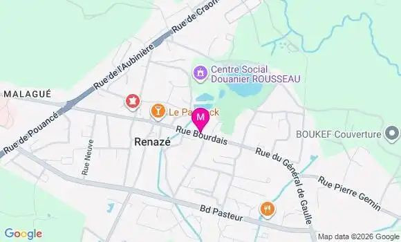 Localisation Renaze - 53800