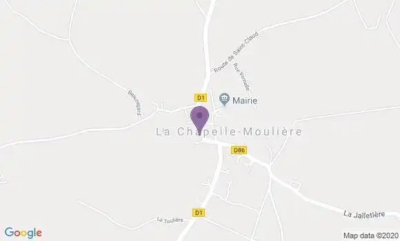 Localisation La Chapelle Mouliere Ap - 86210