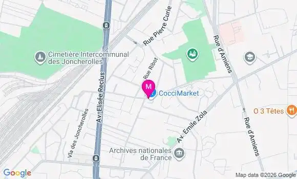 Localisation Pierrefitte sur Seine Coli - 93380