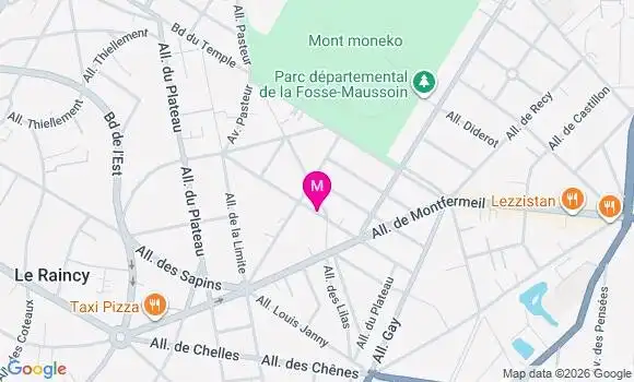Localisation Clichy sous Bois - 93390