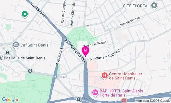 Localisation Saint Denis Barbusse Diez - 93200
