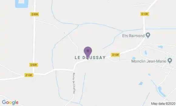 Localisation Doussay Ap - 86140
