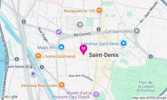 Localisation Saint Denis Republique - 93200