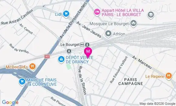 Localisation Drancy 2 - 93700