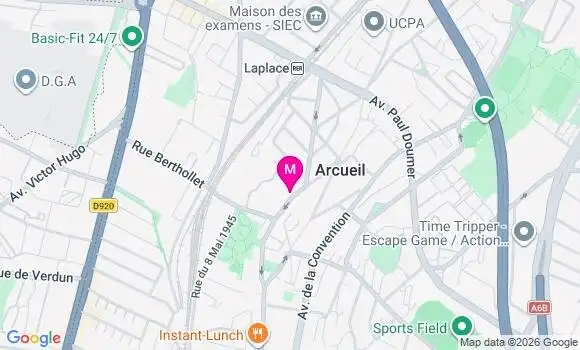 Localisation Arcueil - 94110