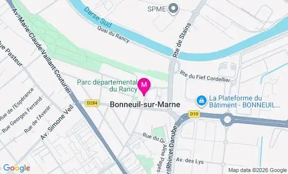 Localisation Bonneuil sur Marne - 94380