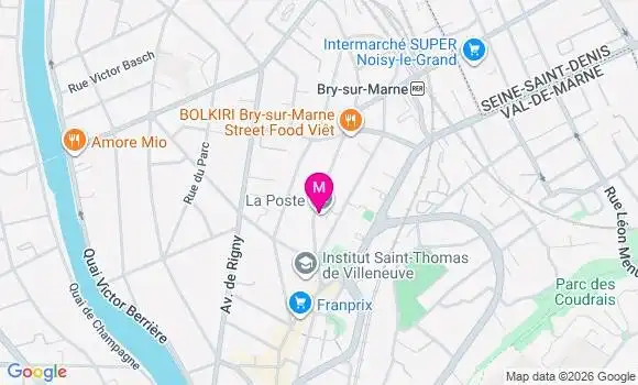 Localisation Bry sur Marne - 94360