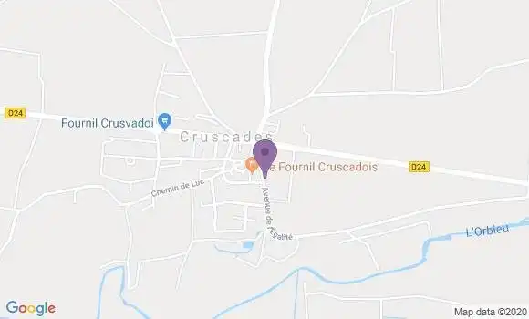 Localisation Luc sur Orbieu Bp - 11200