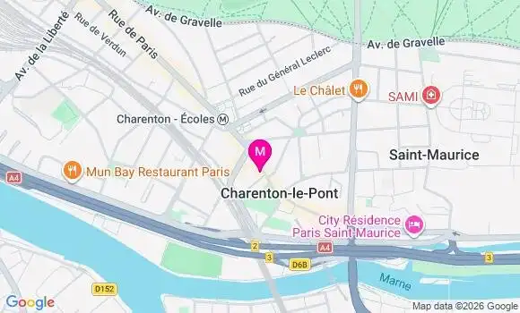 Localisation Charenton le Pont - 94220