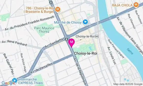 Localisation Choisy le Roi - 94600