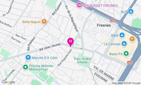 Localisation Fresnes - 94260