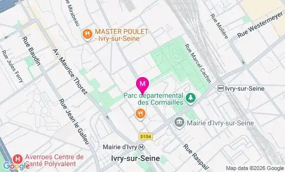 Localisation Ivry sur Seine Principal - 94200