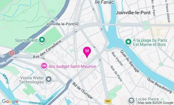 Localisation Joinville Charcot - 94340