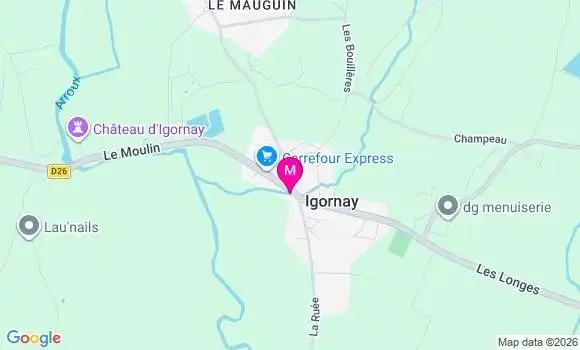 Localisation Carrefour Express - 71540