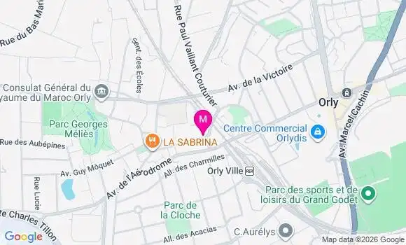 Localisation Orly Principal - 94310
